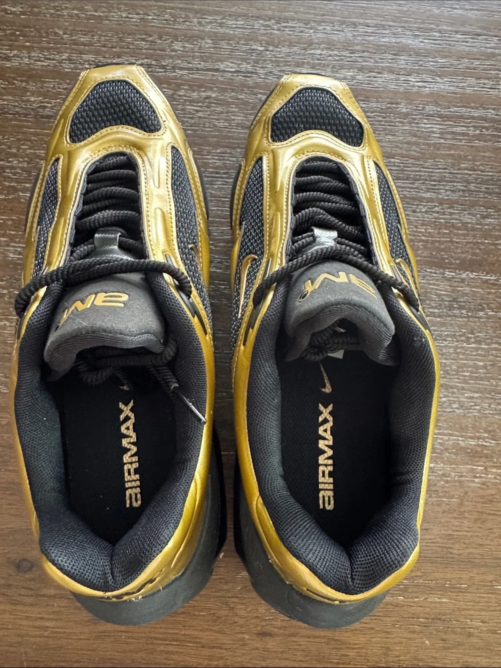 Nike Women's Air Max Muse Shoes in Metallic Gold/Black